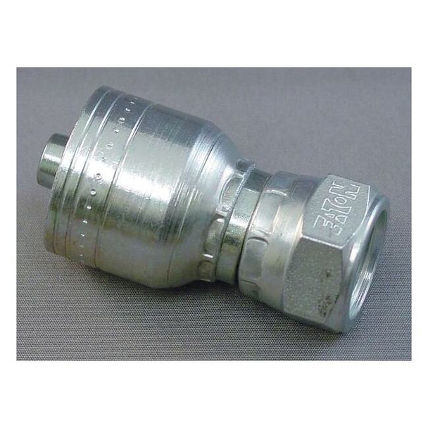 Eaton Aeroquip Crimp Fitting,3/8" I.D.,M18-1.5,F,Metric 1A6DS6