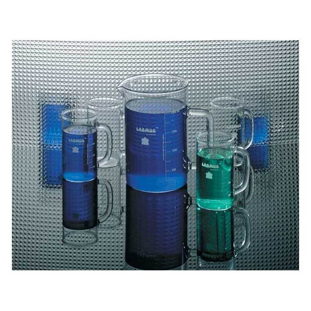 Beaker, Borosilicate Glass, 2 L / 67.63 fl oz Capacity, A Type I