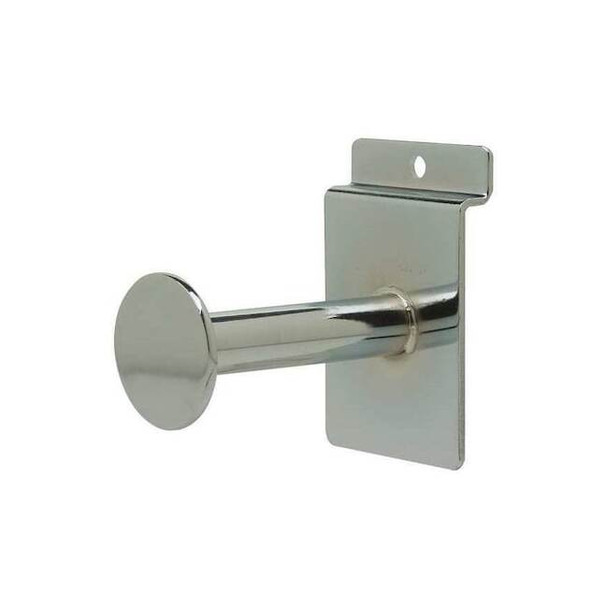 Econoco Single Garnment Display,3"L, Chrome, 24PK SW/FRC
