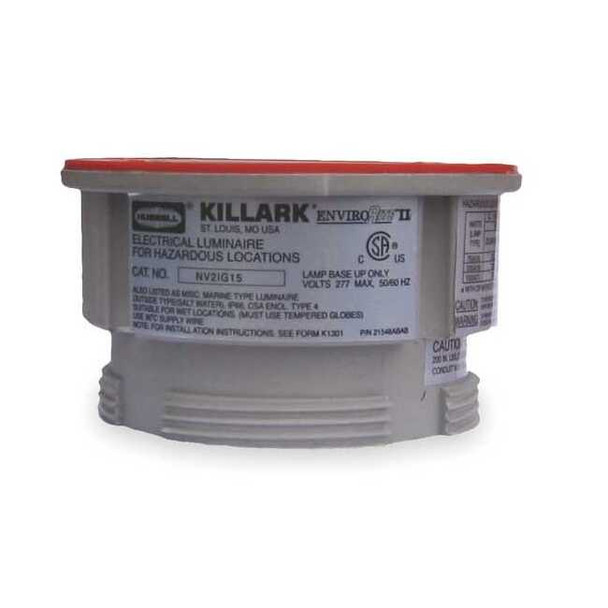 Hubbell Killark IncandFixtuBody,277V AC,150W,5"L,5"W,4"H NV2IG15