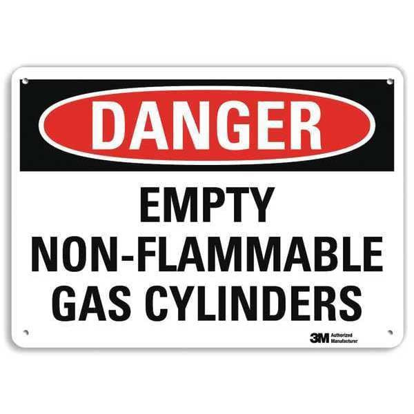 Lyle Danger Sign,4 Hole Mount,10in W x 7in H, U3-1422-RA_10X7 U3-1422-RA_10X7