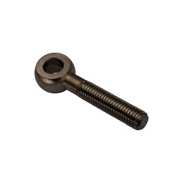 Fixed Rod End, Steel, Black Oxide, M16-2.00 Thrd Sz, 38 mm Thrd Lg
