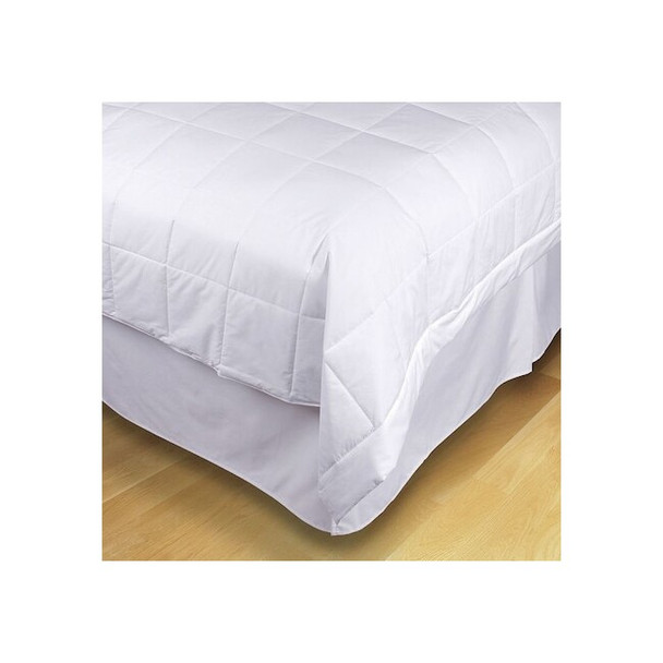 Martex Filled Blanket, Quilted, White, PK4 1B07671