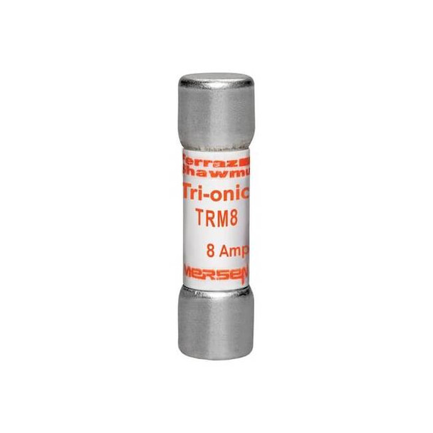 Mersen Midget Fuse, TRM Series, Time-Delay, 8A, 250V AC, 10kA TRM8