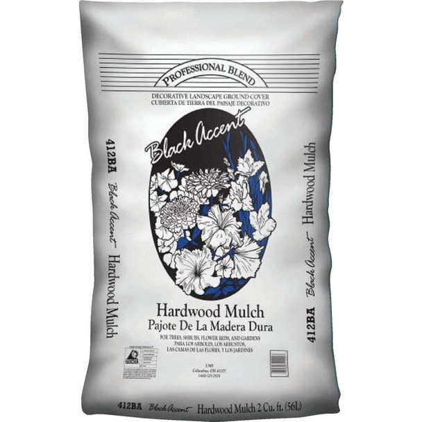 Landscape Select 2 Cu. Ft. Dark Brown Shredded Hardwood Mulch LS2HARD