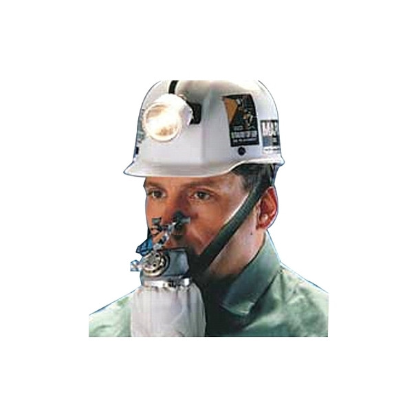 W65 Self-Rescuer Respirator, Carbon Monoxide, Includes Protective Steel Case