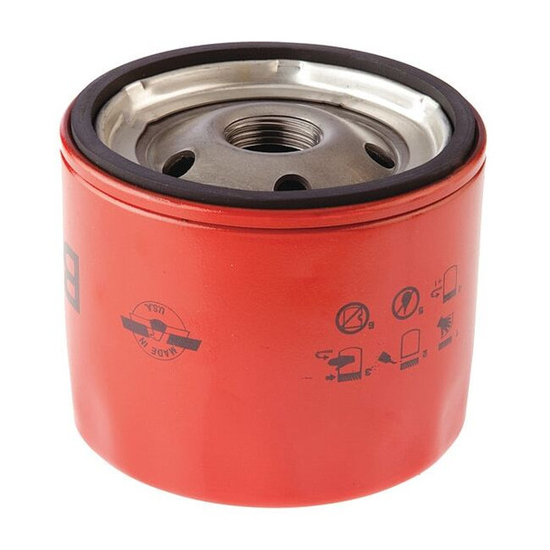 Tennant Spin-On Engine Oil Filter,Steel,Red 8002631
