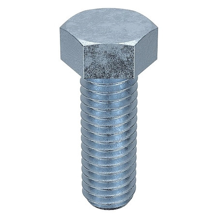 Class 8.8, M10 Hex Head Cap Screw, Zinc Plated Steel, 10 mm L, 100 PK