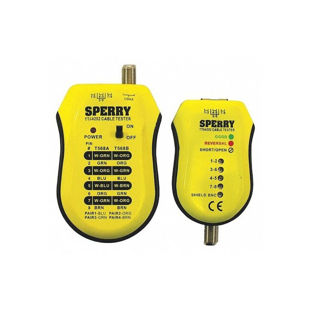 Sperry Instruments Network Cable Tester,UTP/STP TT64202