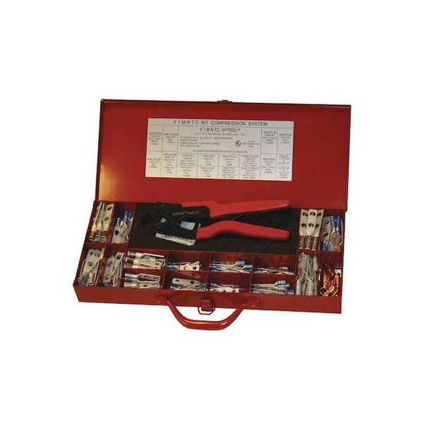 Burndy 17.85" Crimper and Connector Kit 16 to 4 AWG Y1MRTCKIT