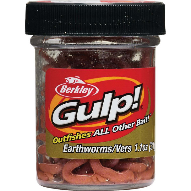 Berkley Gulp! Brown Earthworm Fishing Lure GEW-BR