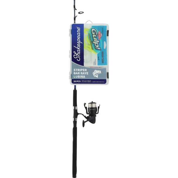 Shakespeare Catch More Fish Striper Spinning Combo Fishing Rod & Reel