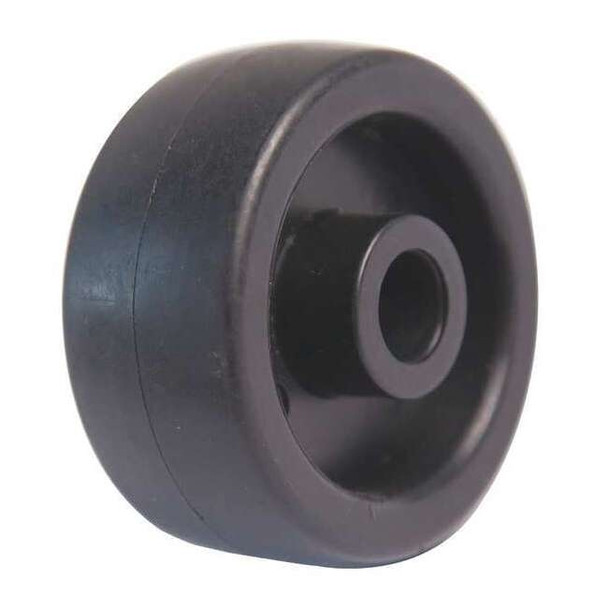 Dayton RollerWheel,3in,3in,Black,Polyolefin MHRW001G