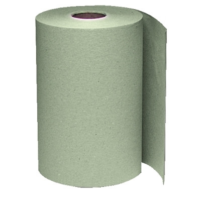 Non-Perforated Hardwound Roll Towels, Brown, 350 ft. roll