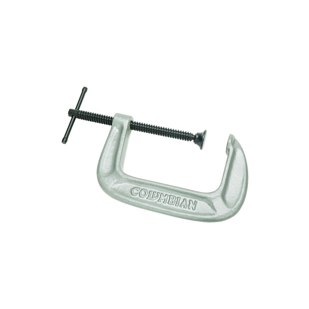 Columbian 140 Series Carriage C-Clamps, Sliding Pin, 2 in Throat Depth