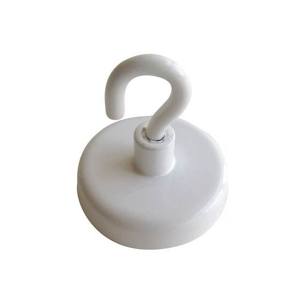 Manufacturer Varies Hook, White,Iron, 1 1/4 in D,1 9/32 in H 35HV72 Pack of 2