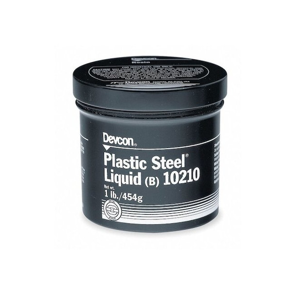 Devcon Steel Liquid, 1 lb Container Size, Can, Dark Gray 10210 Pack of 6