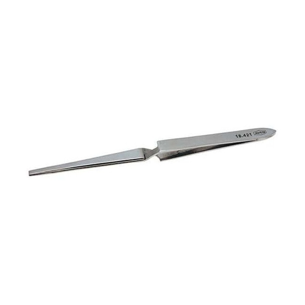 Aven Tweezer,Straight Serrated,6-1/2in.L 18421
