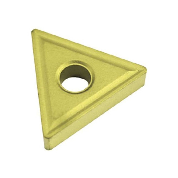 Triangle Turning Insert, Triangle, 3/8 in, TNMG, 0.0156 in, Carbide Pack of 5