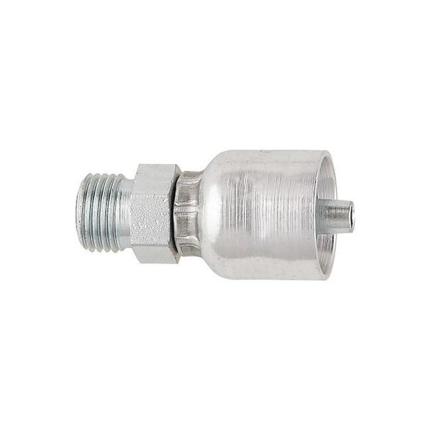 Parker Crimp Fitting,1/2" I.D.,M,ORS 1J043-8-8 Pack of 5