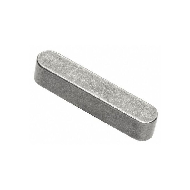 Oversized Machine Key, Round End, Steel, Plain, 25 mm L, 5 mm Sq Pack of 80