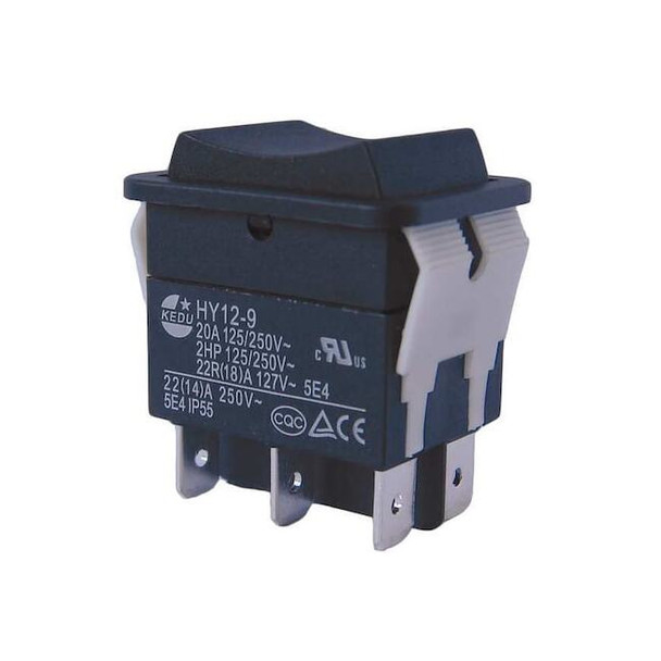 Manufacturer Varies Rocker Switch, DPDT, 6 Connections 29FG31