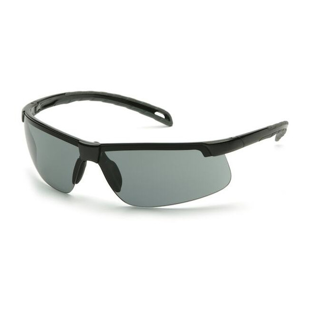 Ever-Lite(R), Safety Glasses, Anti-Fog & Anti-Scratch, Gray Lens, Black Frame