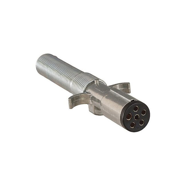 6-Way Die-Cast Metal Trailer Connector  with Spring - Trailer Side Pack of 2