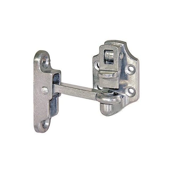 Heavy-Duty Aluminum Door Hold Back - 4 Inch Hook and Keeper Pack of 2