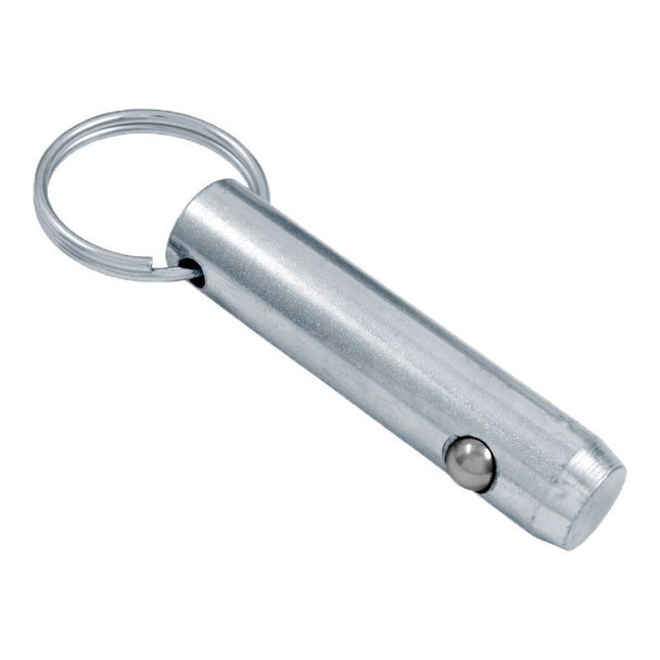 Detent Hitch Pin, 3/4 in Dia, 4 in Usable L, Carbon Steel, 1 PK Pack of 5