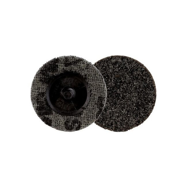 Scotch-Brite Surface-Cond Disc,2 in Dia,TR,25/Pack PN-DR Pack of 4