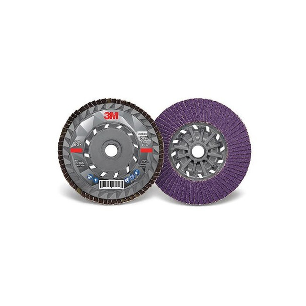 3m Flap Disc, 4 1/2 in Dia, 5/8 in Arbor 7100243877 Pack of 10