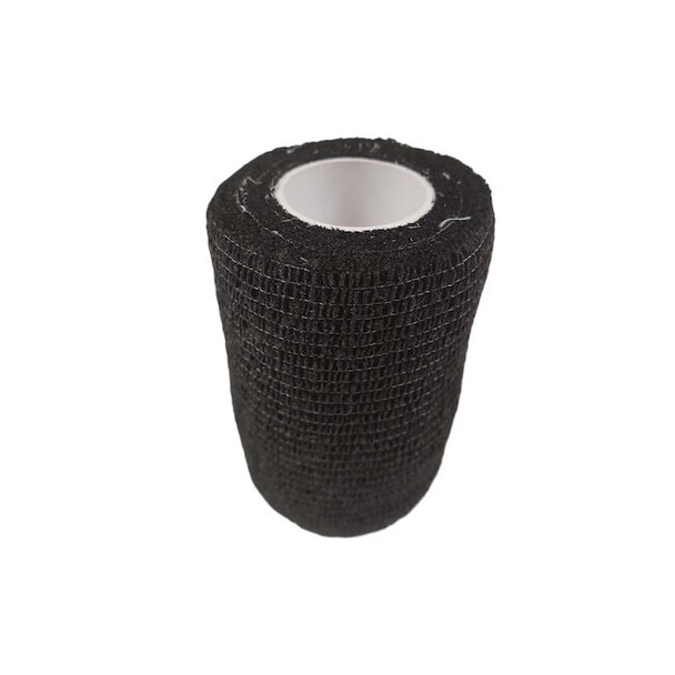 First Voice Self-Adhesive Bandage, 3" x 5yds, Black TS-3183-B Pack of 3