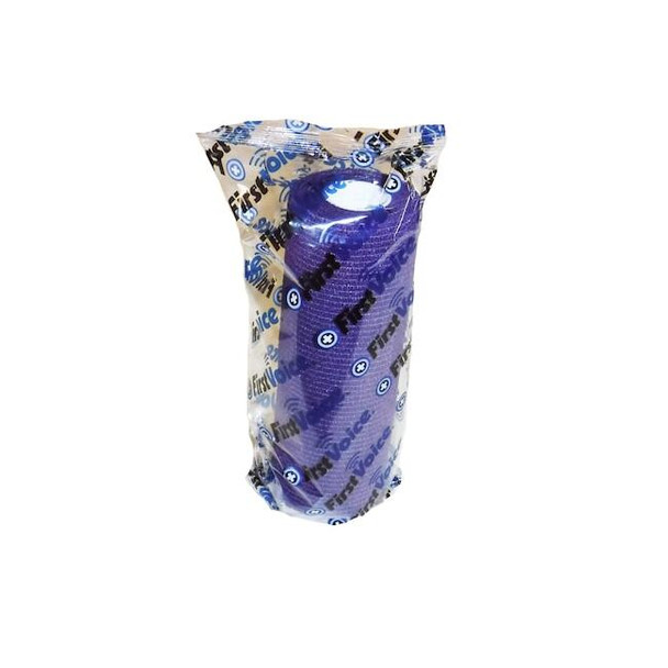 First Voice Self-Adhesive Bandage, 5" x 5yds, Purple TS-3192-P Pack of 3