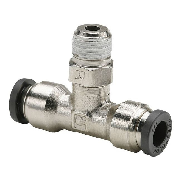 Parker Tee, Push-Fit 1/8", 1/8", MNPTF 1/8" W172PLP-2-2