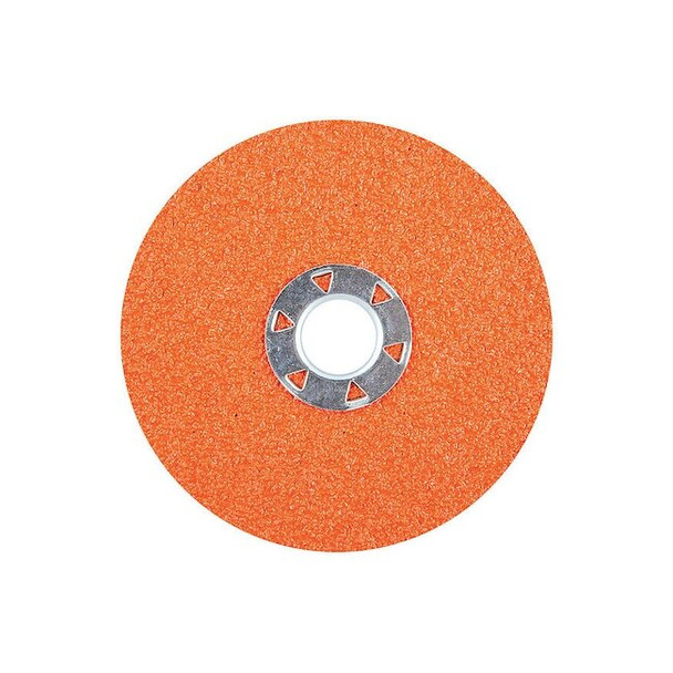 Norton Abrasives Fiber Disc,4-1/2" dia.,Coated Abrasive 69957370205 Pack of 25