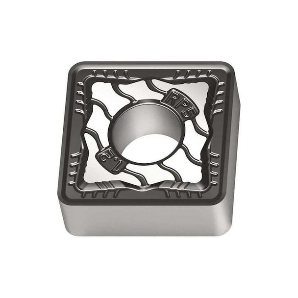 Square Turning Insert, Square, 5/8 in, SNMG, 3/64 in, Carbide Pack of 10