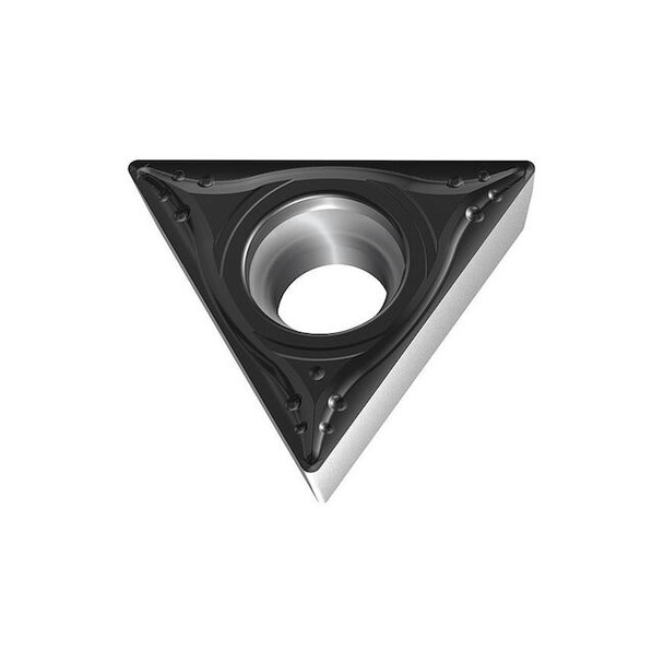 Triangle Turning Insert, Triangle, 1/4 in, TCMT, 0.8 mm, Carbide Pack of 10