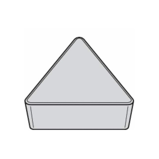 Triangle Turning Insert, Triangle, 1/4 in, TPG2, 0.0156 in, Carbide Pack of 10