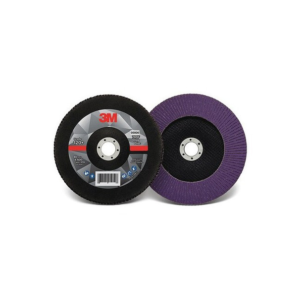 3m Flap Disc,7 in Dia,7/8 in Arbor,120 Grit 60440351595 Pack of 5