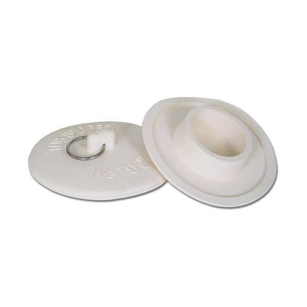 Kissler Rubber, Linen White, Sink and Drain, Drain Stopper 59-X000