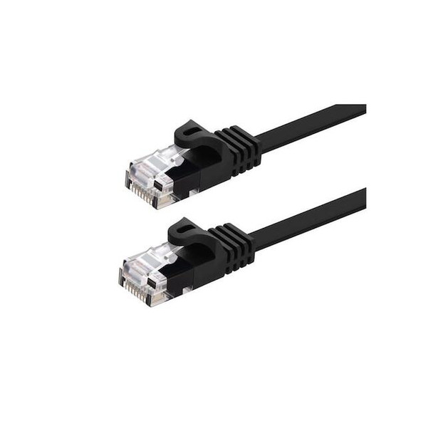 Monoprice Patch Cord,Cat 5e,Flexboot,Black,0.5 ft. 9544 Pack of 10