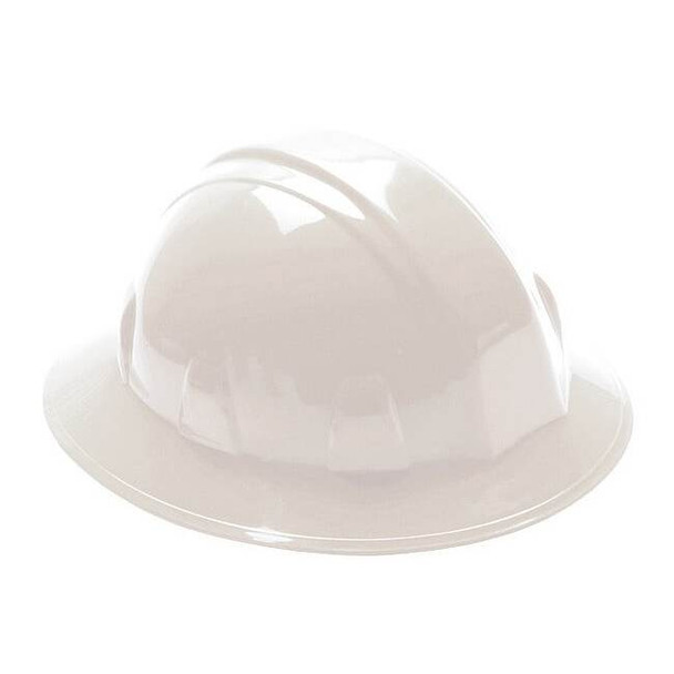 Full Brim Hard Hat, SL Series, Type 1, Class E, Ratchet (4-Point), White