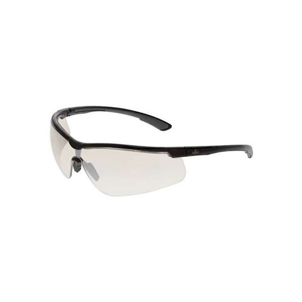 Klondike (KD7), Safety Glasses, Anti-Fog, I/O Lens, Black/Gray Frame, Half Frame