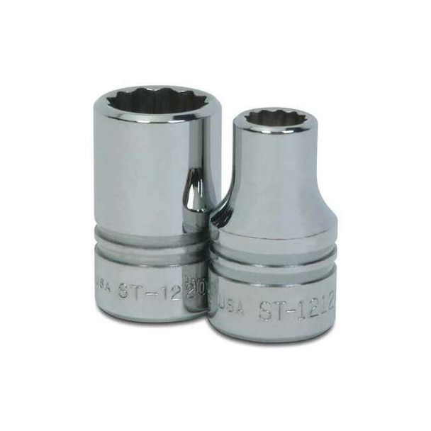1/2" Drive, 1-3/16" SAE Socket, 12 Points, Standard 1/2"D,12Pt,1-3/16 Pack of 40