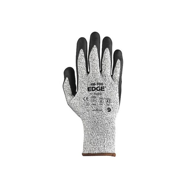 Cut Resistant Gloves, Cut Level A3 ,Foam Nitrile ,Sandy ,XS 1 PR Pack of 6