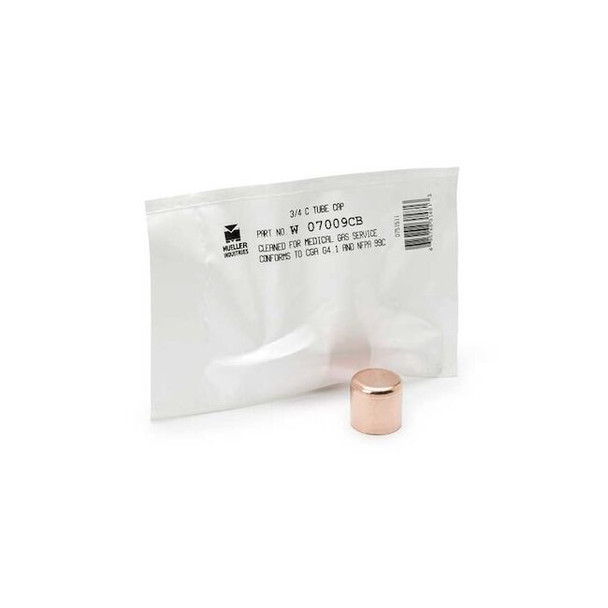 Streamline Cap, Wrot Copper, Cup 3/4 in W 07009CB Pack of 10