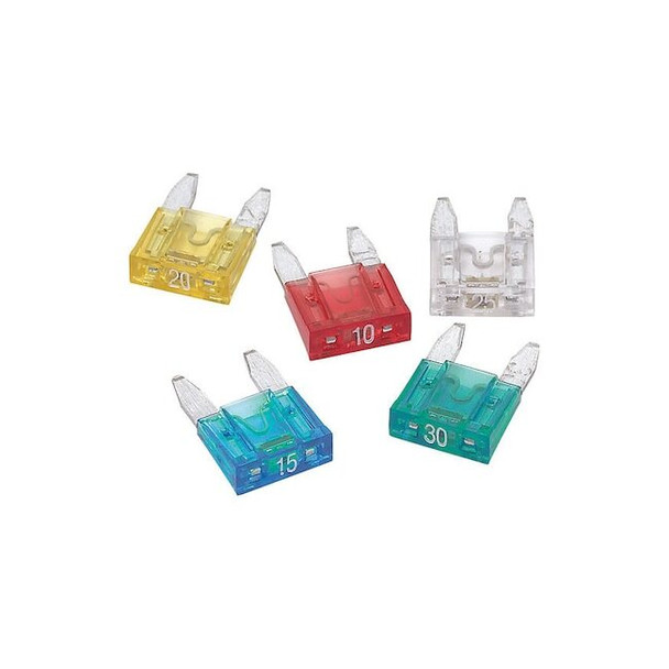 Roadpro Trip-Glow MINI Fuse Assortment,5/Pack RPMINIFATG Pack of 5