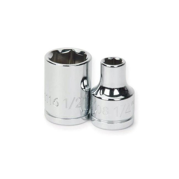 Williams 3/8" Drive, 11mm Metric Socket, 6 Points, 3/8" D,6Pt,11mm JHWBM-611