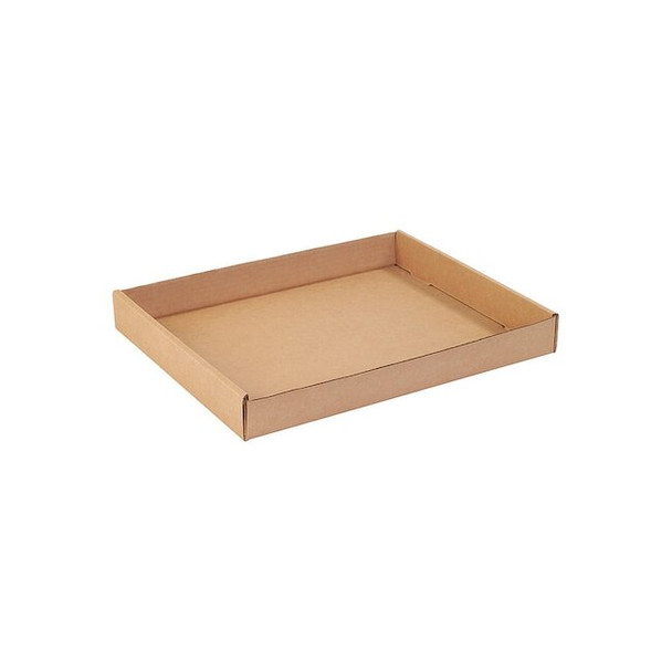 Corrugated Trays, 15" x 12" x 1-3/4", Kraft Pack of 50
